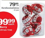 Kersfeesballetjies-6 Pack