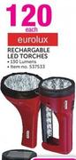 Eurolux Rechargeable LED Torches-Each
