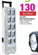 Eurolux 12 LED Rechargeable Wall Mounted-Each
