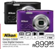 Nikon Coolpix S2600 Line Digital Camera Each