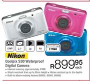 Nikon Coolpix Waterproof Digital Camera Each