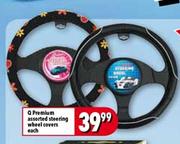 Q Premium Assorted Steering Wheel Covers Each