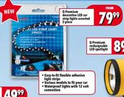 Q Premium Decorative Led Car Strip Lights Assorted-2-Piece