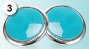 Turquoise Shell Earrings