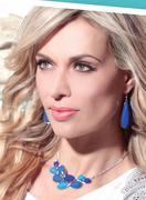 Cobalt Stretch Drop Earrings