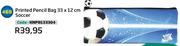 Printed Pencil Bag 33x12Cm Soccer KNPB1333004