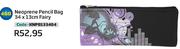 Neoprene Pencil Bag 34x13Cm Fairy KNPB133404
