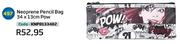 Neoprene Pencil Bag 34x13Cm Pow KNPB133402