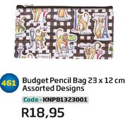 Neoprene Pencil Bag 23x12Cm Assorted Designs KNPB1323001