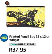 Printed Pencil Bag 23x12Cm Whip It KNPB132302
