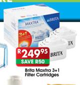 Brita Maxtra 3+1 Filter Cartridges