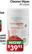 Safeguard Disinfectant Wipes-160's