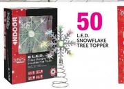 L.E.D Snowflake Tree Topper