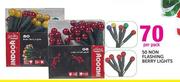 50 Non Flashing Berry Lights-Per Pack