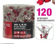 30 Beaded Garland Lights