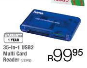 Hama 35-In-1 USB2 Multi Card Reader (83349)