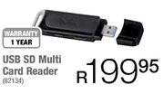 Hama USB SD Mult8i Card Reader (82134)