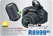 Nikon D5100 Twin Bundle-Each