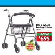 Elite 4-Wheel Folding Rollator