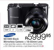 Samsung NX1000 Black Mirrorless Camera + 18-55mm Lens