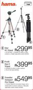 Hama Traveller Compact Pro Tripod-Each