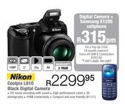 Nikon Coolpix L810 Black Digital Camera