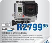 Gopro HD Hero 3 White Edition