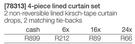 4-Piece Lined Curtain Set