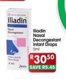 Iliadin Nasal Decongestant Infant Drops-5ml
