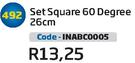 Set Square 60 Degree 26cm(INABC0005)-Each