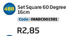 Set Square 60 Degree 16cm(INABC001581)-Each