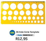 36 Hole Circle Template(INABC0112)-Each