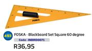 Foska-Blackboard Set Square 60 Degree(INBRD0071)-Each
