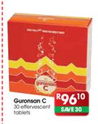 Guronsan C Effervescent Tablets-30's