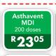 Asthavent MDI Doses-200's