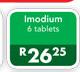 Imodium Tablets-6's