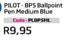 Pilot BPS Ballpoint Pen Medium Blue (PLBPSML)