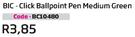 BIC Click Ballpoint Pen Medium Green (BC10480)