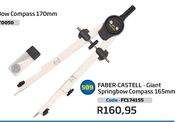 Faber Castell-Gaint Springbow Compass 165mm (FC174155)