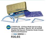 Staedtler 10 Piece Math Set (SD55710)