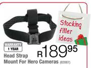 Head Strap Mount For Hero Cameras
