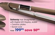 Safeway Hair Straightener With Digital LED Display(JA2859)
