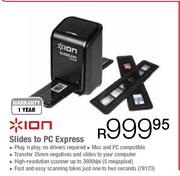 Ion Slides To PC Express  