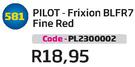 Pilot-Frixion BLFR7 Fine Red(PL2300002)-Each