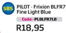 Pilot-Frixion BLFR7 Fine Light Blue(PLBLFR7LB)-Each