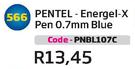 Pentel-Energel-X Pen 0.7mm Blue(PNBL107C)-Each