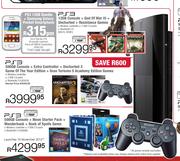 PS3 500GB Console + Move Starter Pack + Wonderbook + Book Of Spells Game