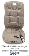 Scholl Full Back Massager(DRMA7743E)