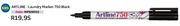 Artline-Laundry Marker 750 Black(MF520722)-Each