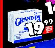 Grand-Pa Headache Powders-25's